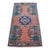 1970s Hand Knotted Low Pile Wool Turkish Small Rug Faded Mat Entry Decor, Bath Mat - 1'8'' X 3' For Sale - Image 5 of 14