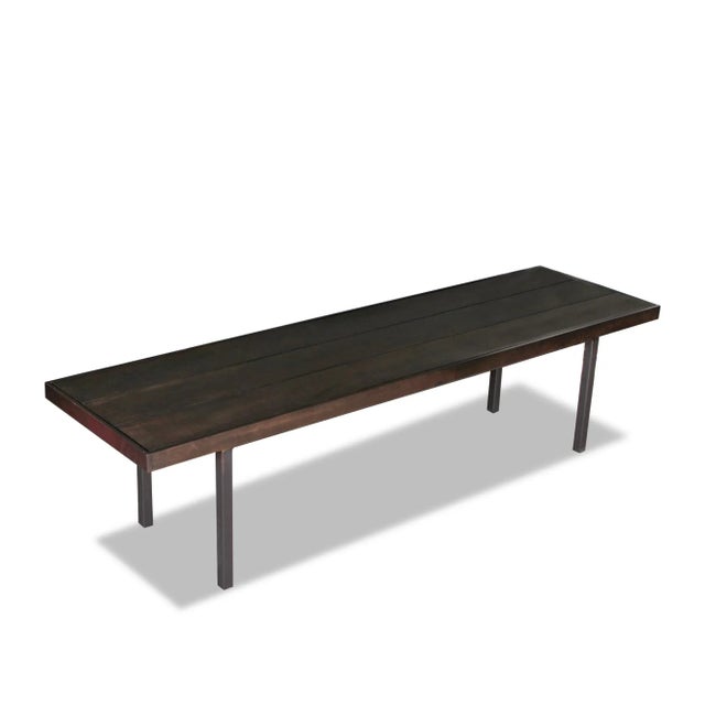 Metal and Wood Bench From Room Board Chairish