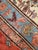 Antique Bakshaish Carpet, Oriental Persian Handmade in Ivory, Blue and Red For Sale - Image 12 of 18