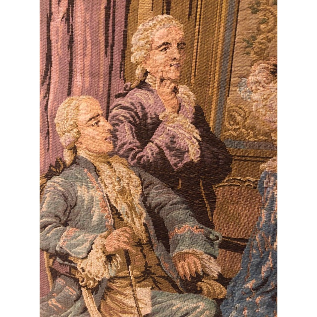 French Provincial Mid 20th Century French Tapestry Wall Hanging For Sale - Image 3 of 10