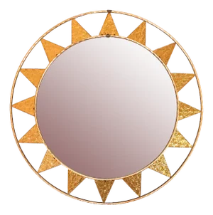 Spanish Artistic Mirror with Glass Mosaic, 1960s