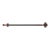 Vintage 12.5 In. Steel Japanned Door Surface Bolt For Sale