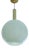 Vintage Italian Pendant Light in Glass, 1950s For Sale
