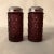 Midcentury Amethyst Cut Glass Salt & Pepper Shakes For Sale In New York - Image 6 of 6