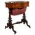 19th Century English Victorian Burr Walnut Games Table, 1860s For Sale