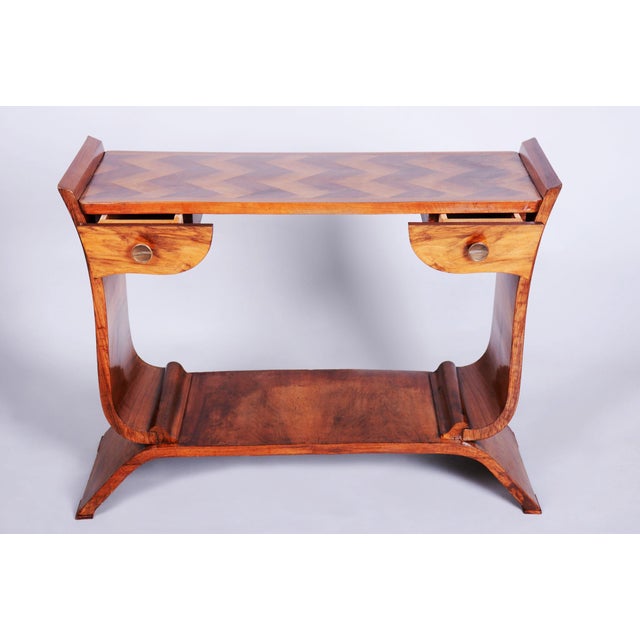Art Deco Side Table in Walnut, France, 1920s For Sale - Image 16 of 16