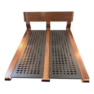 Modernica Case Study Bed and Bedside Table Set Queen For Sale