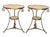 Louis XVI Directoire Style Gilt Metal & Honey Onyx Guéridon Side Tables - A Pair For Sale - Image 9 of 18