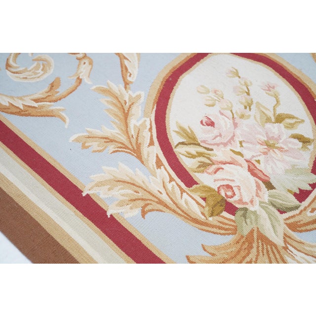 Textile Aubusson Rug 8'0'' X 10'0'' For Sale - Image 7 of 11