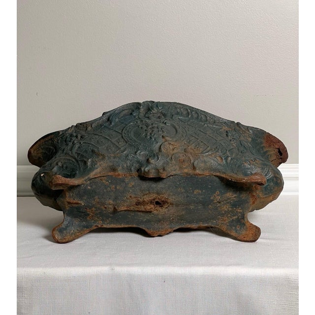 19th Century French Victorian Era Cast Iron Footed Jardiniere For Sale - Image 11 of 15