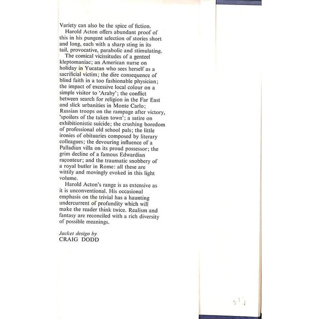 "Tit for Tat and Other Tales" 1972 Acton, Harold For Sale In New York - Image 6 of 8