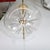Internal starburst spherical pendant For Sale In New York - Image 6 of 11