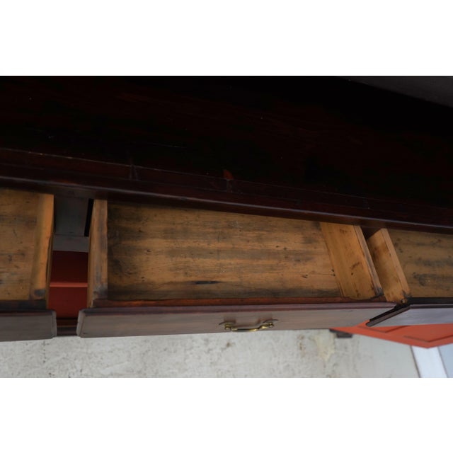 Period Antique 18th Century Pine Pa Dutch Step Back Cabinet For Sale In Philadelphia - Image 6 of 18