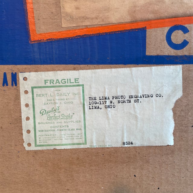 Artist C. Zchrung Mid Century Modern, Dated 4/1945, Pastel, Framed, Signed, Jewish Immigrant For Sale In Jacksonville, FL - Image 6 of 6