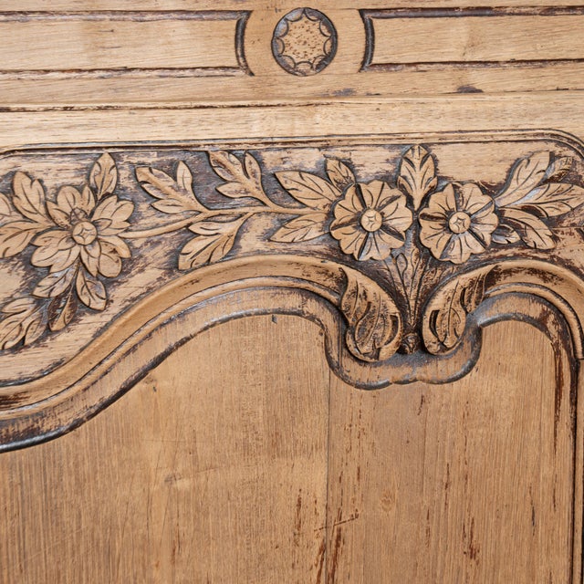 Early 19th Century French Bleached Oak Sideboard Buffet For Sale - Image 11 of 16