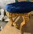 French Late 20th century Small Bench French Style With Gold Leaf Details For Sale - Image 3 of 6
