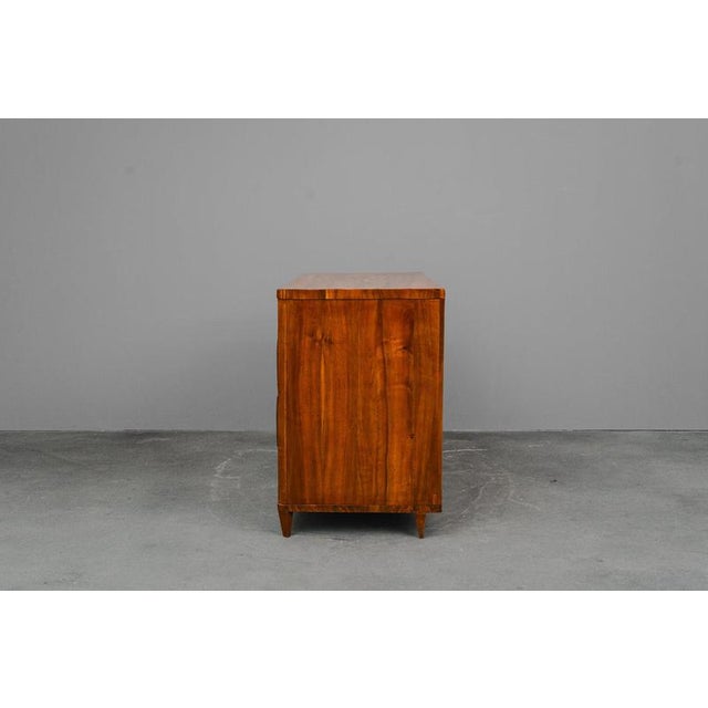 Biedermeier Chest of Drawers in Walnut For Sale - Image 5 of 18
