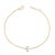Immerse yourself in the understated elegance of this 10K yellow gold bracelet, for an enrapturing shimmer that captures...