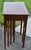 Inlaid Mahogany Nesting Tables Vintage Set of 4 Stacking Tables For Sale - Image 4 of 18