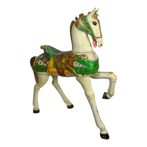 Vintage Carved & Bejeweled Horse