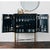 On-trend with a bit of French flair, our Fayette bookcase curves a stylish bar cabinet out of fluted and charcoal-finished...