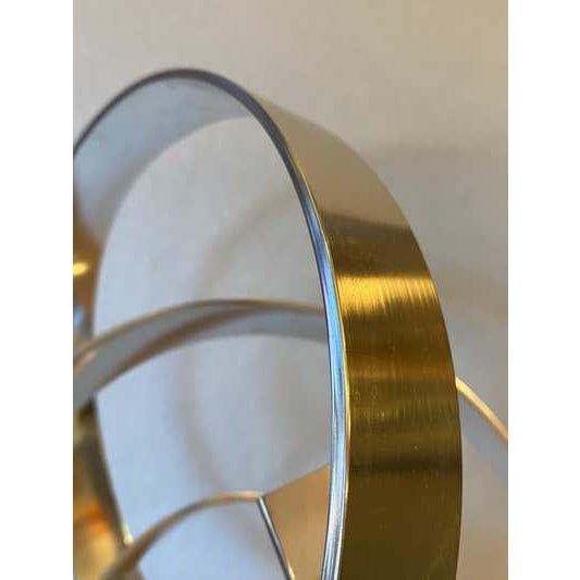 Late 20th Century Dan Murphy Aluminum Sculpture, Mid-Century Modern, Lucite Base, 1979 For Sale - Image 5 of 8