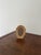 Postmodern Vintage Faux Burlwood Oval Picture Frame For Sale - Image 3 of 4