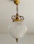 Gold Hollywood Regency Pineapple Pendant Light, 1980s For Sale - Image 8 of 8
