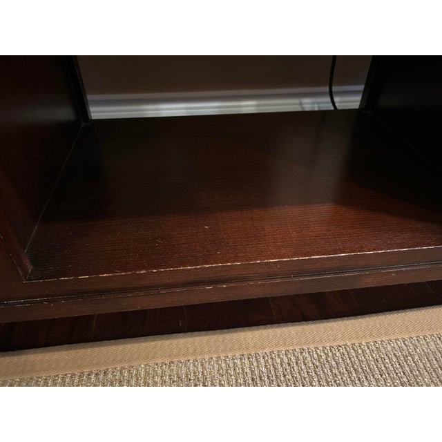 Ethan Allen Ethan Allen Dark Brown Media Storage For Sale - Image 4 of 4