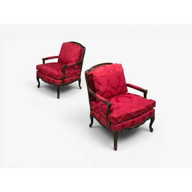 Pair of Tortoise Shell Lounge Chairs/ Marquis by Theodore Alexander, Fauteuils For Sale - Image 4 of 15