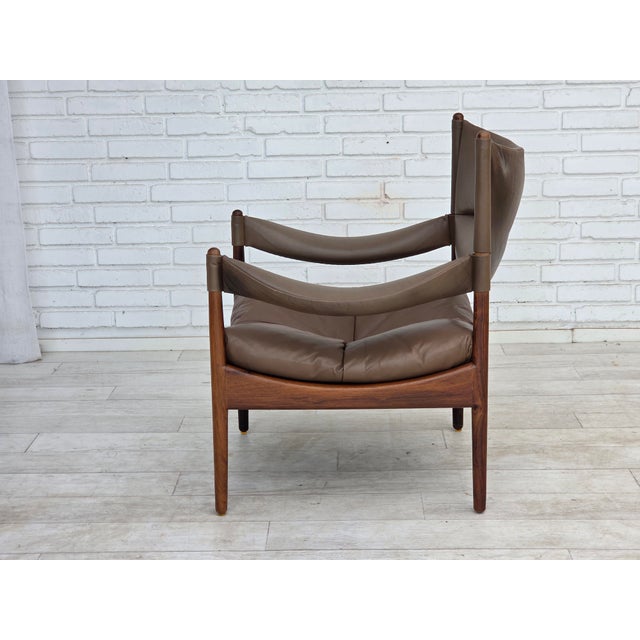 Danish Modus Highback Armchair by Kristian Vedel for Søren Wiladsen, 1974 For Sale - Image 17 of 18