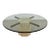 1970’s Hollywood Regency Artedi Style Travertine & Brass Coffee Table For Sale