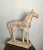 Elegant gilt on white equestrian horse figure. No indication of maker 18' h x 17' wfelted bottom Exellent condition B87