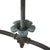 Converted Nickel-Plated Brass and Glass Double Oil Pendant Lamp, 1890s For Sale - Image 5 of 10