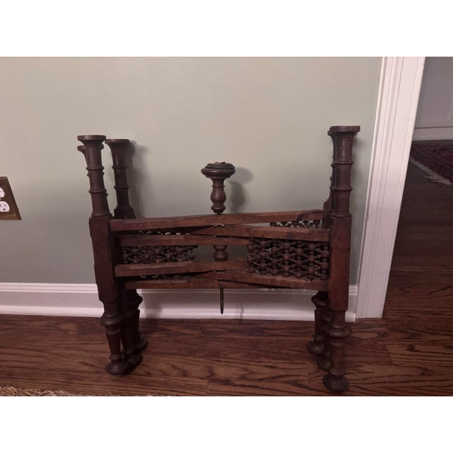 Moroccan Brass Tray Table For Sale - Image 11 of 11