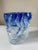 Large Brutalist Cobalt Blue Art Glass Vase by Kaj Blomqvist for Kumela, Finland, 1970s For Sale - Image 10 of 18