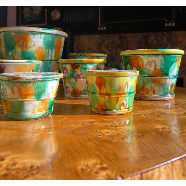 19th Century Collection of Awaji Pottery - 25 Piece Set For Sale In New York - Image 6 of 6