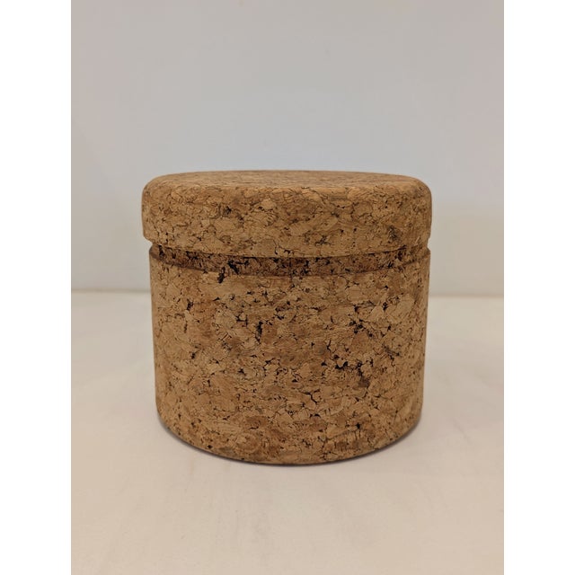 Mid-Century Modern 1960s Cork Ice Bucket For Sale - Image 3 of 4