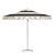 Not Yet Made - Made To Order Beach Club Classic 9' Patio Umbrella, Black and White For Sale - Image 5 of 5