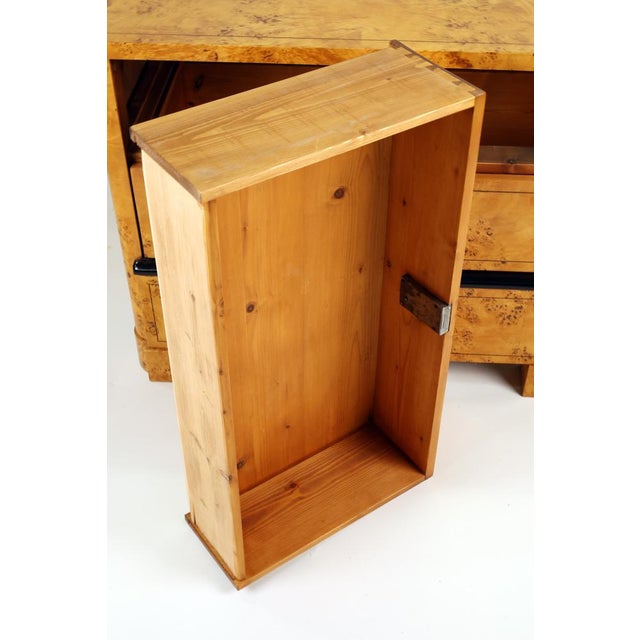 Biedermeier Chest of Drawers in Maple Burl, 1830 For Sale - Image 8 of 15