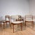 White Teak Chairs by Erik Buch, 1960s, Set of 4 For Sale - Image 8 of 8