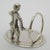Vintage Dutch Handmade Genuine Silver 835 Child with Hoop Figurine, 1970s For Sale - Image 6 of 11