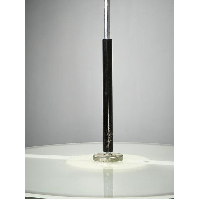 Modernist Black Glass Pendant Light from Napako, Czechoslovakia, 1960s For Sale - Image 11 of 16