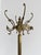 Vintage Brass Hall Stand with Rotating Crown and Lower Hook Ring, 1960s For Sale - Image 4 of 18