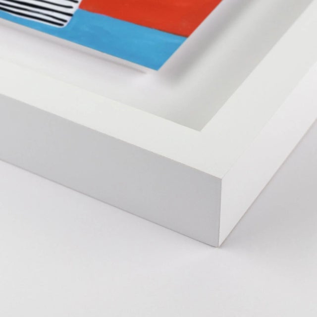 DESCRIPTION: White Spotted Orchids by Jelly Chen in White Framed Paper, Medium Art Print SPECIFICATIONS: Type: Framed...