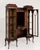 Wood 19th Century France Edwardian Brown Wood Display Cabinet For Sale - Image 7 of 11