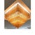 Early 21st Century Venetian Amber-Rosè Murano Glass Flush Mount by Simoeng for Simoeng For Sale - Image 5 of 6