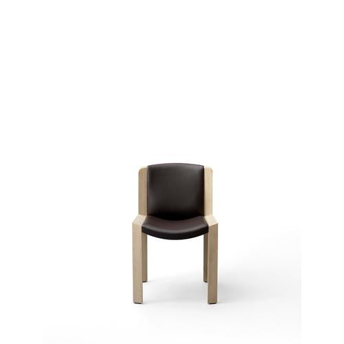 Model 300 Chairs in Wood and Sørensen Leather by Joe Colombo for Karakter, Set of 2 For Sale - Image 3 of 17
