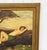 Wood Antique Art Nouveau Nude Women "Water Flower" Signed Oil on Canvas Painting For Sale - Image 7 of 13