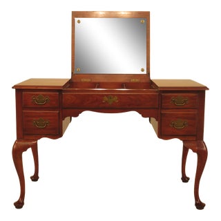 Henkel Harris Queen Anne Cherry Vanity For Sale